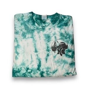 Port & Company Tie Dye Nature Outdoors Granola Girl Tshirt Size XL - "Velma"